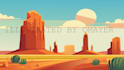 create minimalist vector landscape illustrations