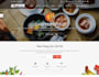 create modern restaurant website catering cafe food truck website