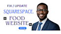 redesign your squarespace restaurant or food delivery website