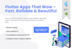 develop a cross platform flutter app with backend integration