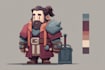 make game character art, 2d game character art