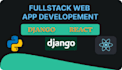 do full stack web development in django and react js