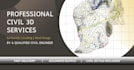 design grading plans, road and site plans in civil 3d