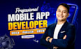 do mobile app development android ios app as ai software developer usign flutter