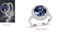 do high end jewelry photo retouching with quick delivery