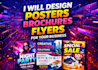 design professional posters, brochures, and flyers