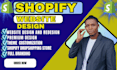 design shopify website, shopify store, redesign branded dropshipping store