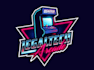 design vintage arcade shop logo