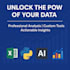 deliver powerful data analysis with insights, dashboards, and custom tooling