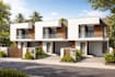 design modern house exterior with realistic 3d rendering