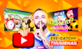 do eye catching youtube thumbnail design that gets clicks
