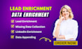 data enrichment, missing data collection