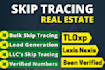 perform expert skip tracing