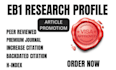 boostifypro build research profile with eb1 eb2 based papers