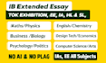 check and write ib extended essay, internal assessment, ee, ia, hl sl