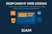 create a responsive frontend website using HTML CSS and javascript