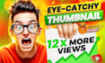 design attractive clickbait amazing youtube thumbnai