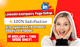 manage your linkedin account and design logo, banner and post graphics