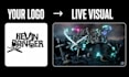 create custom dj logo animations and typography vj loops