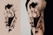 make custom anime manga tattoo design