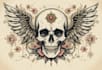 create any design in old school tattoo style