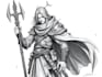 sketch fantasy character concept art
