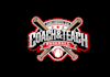 design elegant coach and teach baseball logo