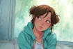 draw comic book illustration webtoon in anime style