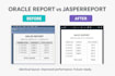 convert oracle report to jasper report