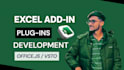 develop ms office 365 excel addin plugin
