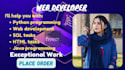 be your python html sql django web developer