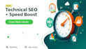 do technical SEO schema markup and speed optimization for any website