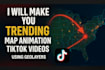 make trending tiktoks using geolayer3 map animation