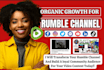 do rumble video promotion, video SEO, rumble promotion, channel optimization