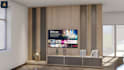design tv wall, tv units, and storage cabinets with 3d