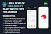 do a react native expo full stack app