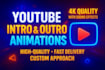 intro, outro animation pack