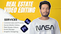 do professional real estate video editing