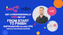 install, configure, or fix n8n on vps or kubernetes with domain and SSL