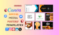 premium logo cards posters thumbnails canva