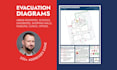 make clean and intuitive evacuation diagrams