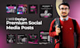 design instagram canva templates, social media post design
