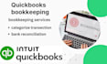 do bookkeeping and reconciliation using quicksbooks online