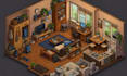 isometric pixel art game asset props background tileset environment 2d sprite