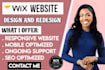 do wix website redesign wix website design and redesign,wix studio, wix design