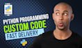 create custom python program for you