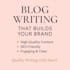 write blog posts to boost your brand