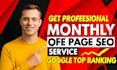 do monthly white hat off page SEO