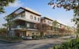 remodel old apartment layout,rural residence house,biophilic interior,cgi render
