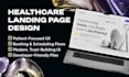 design landing page for healthcare saas platform medical clinic website ui figma